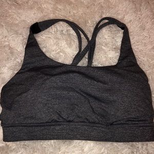 lululemon gray energy bra